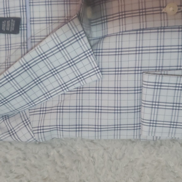 Buttoned Down Men's Tailored Fit Spread Collar Pattern Dress Shirt - Picture 6 of 7